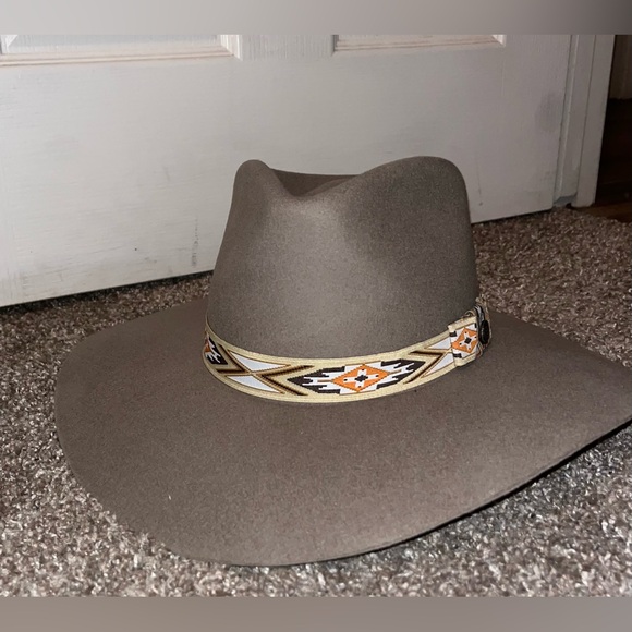 VINTAGE TAN CHARLIE ONE HORSE WOOL COWGIRL HAT - Picture 7 of 8